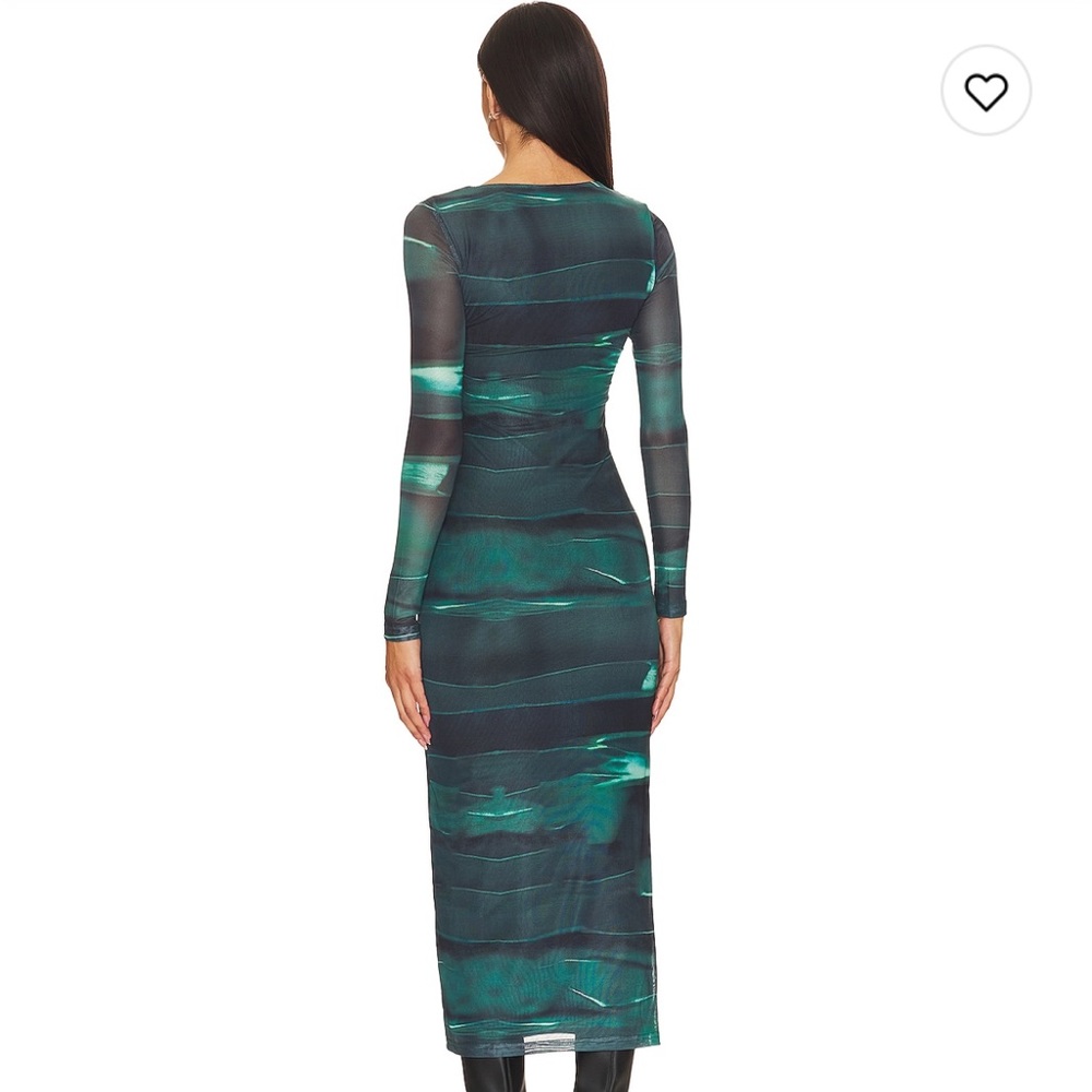 Remi x Revolve Nicole Dress in Teal Blue - New with Tags - Picture 3 of 5